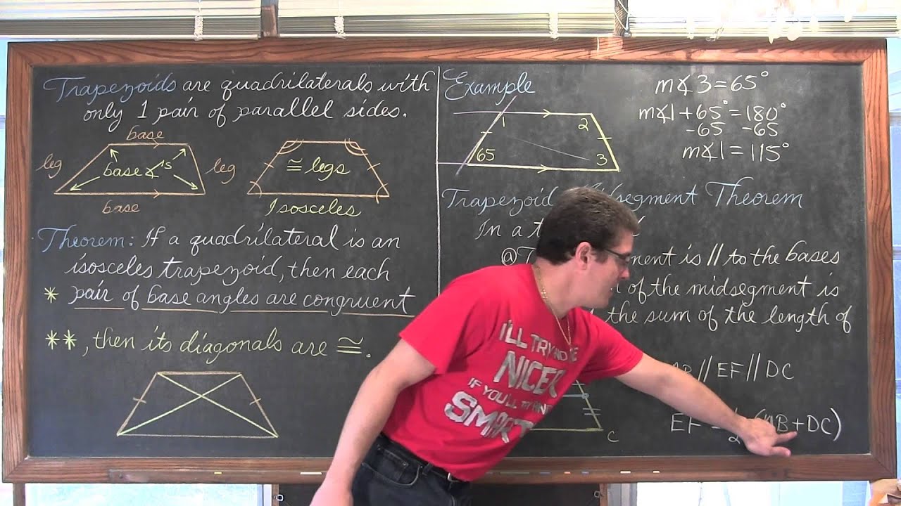 Properties of Trapezoids & Mid Segment Theorem