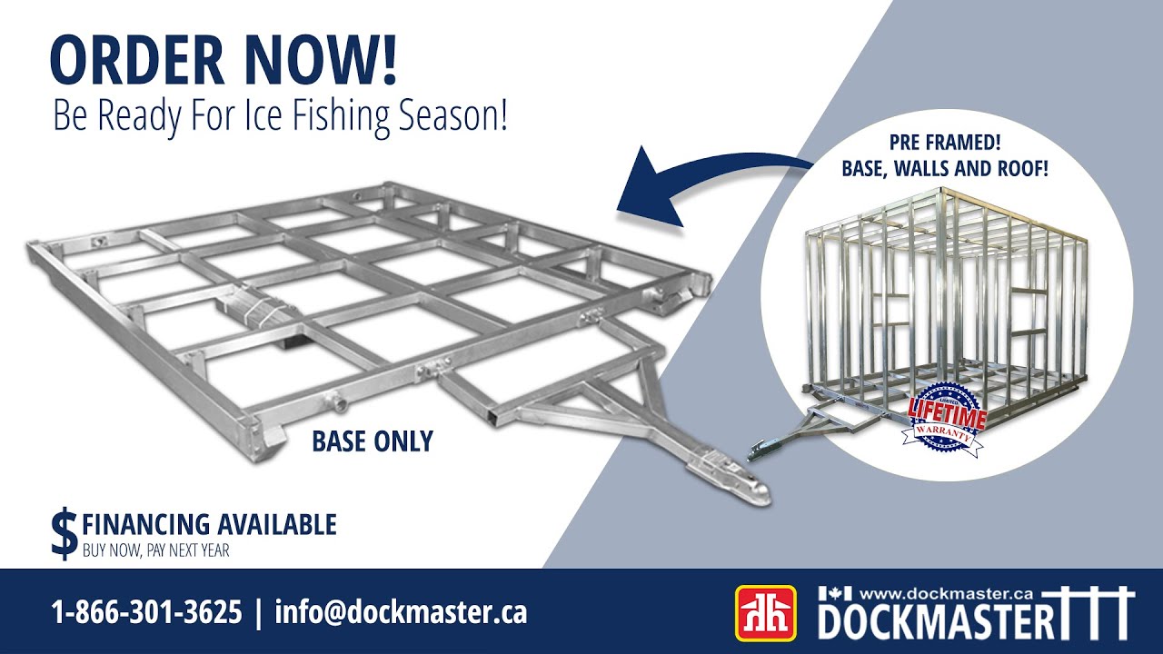 @FishNtheArctic Going Ice Fishing With the New Dockmaster Ice Shack Base!