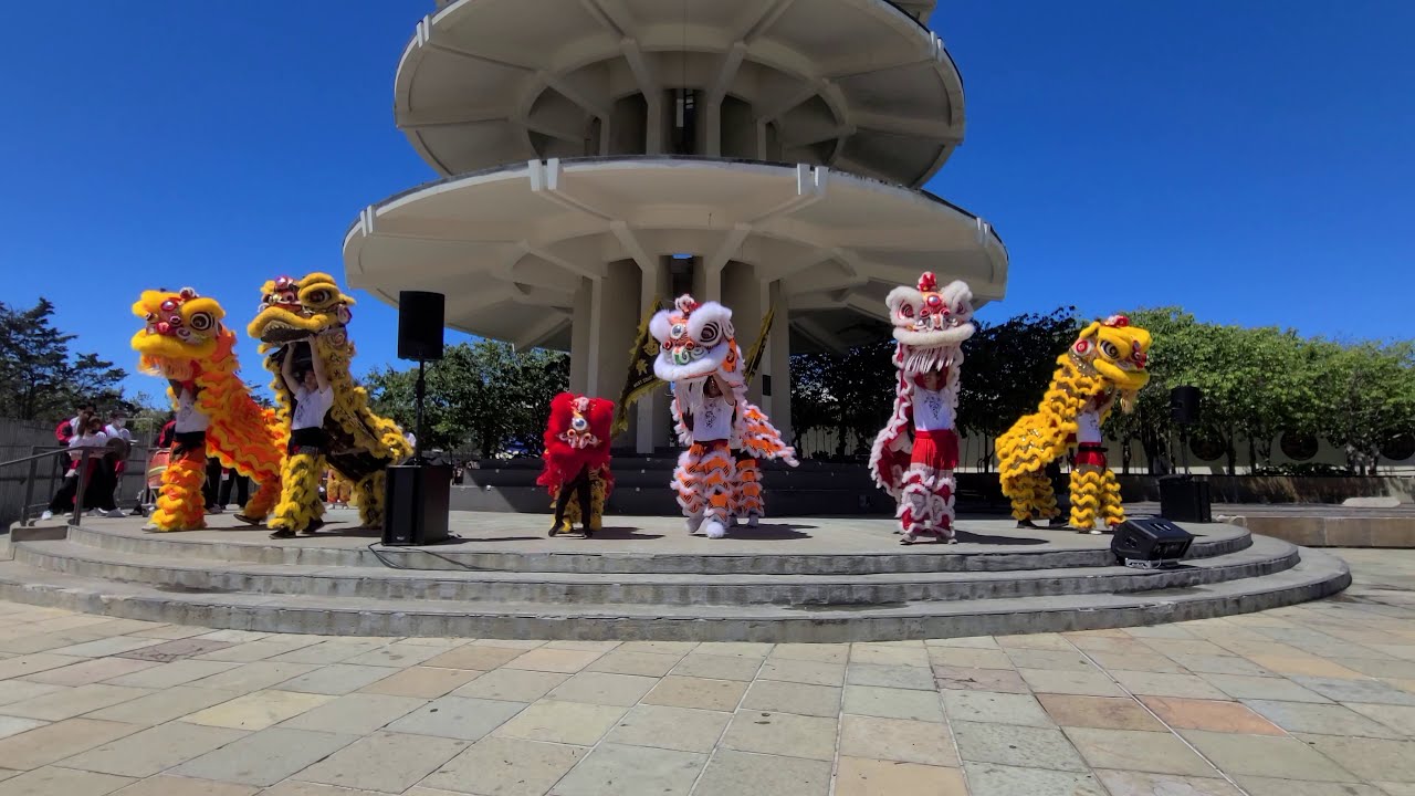 NIHONMACHI STREET FAIR San Francisco Japantown - West Coast Lion Dance