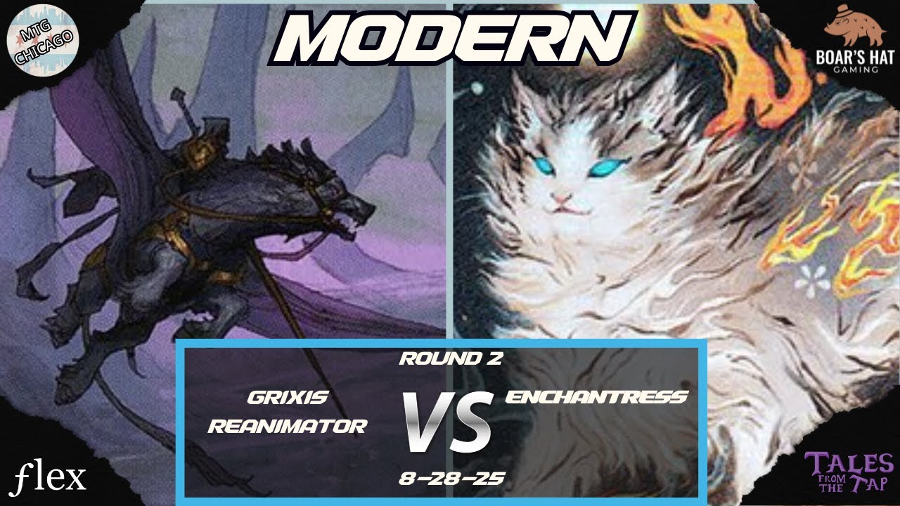 Grixis Reanimator VS Enchantress [MTG Modern Round 2]