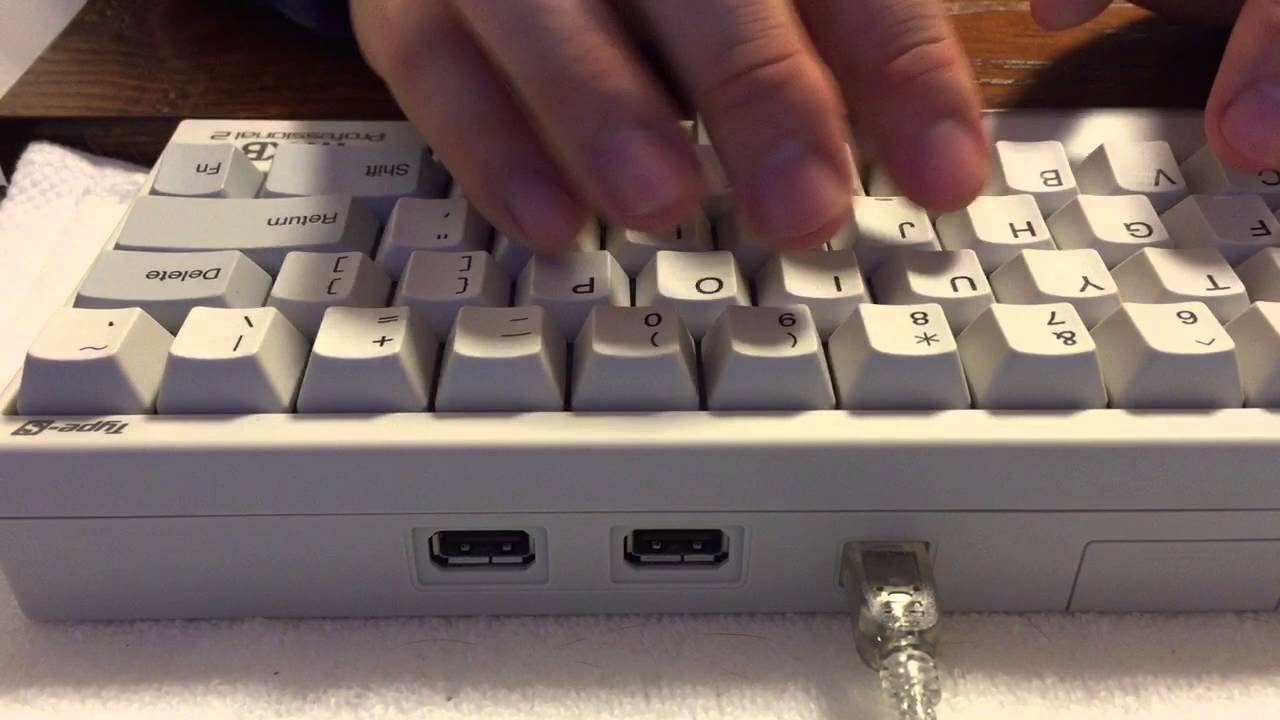 asmr hhkb pro2 vs hhkb type s typing
