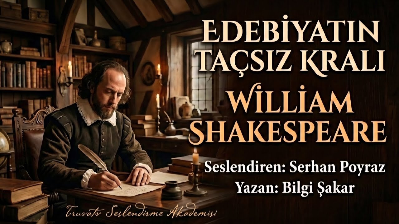 EDEBİYATIN TAÇSIZ KRALI WİLLİAM SHAKESPEARE - Seslendiren: Serhan Poyraz - Yazan: Bilgi Şakar 