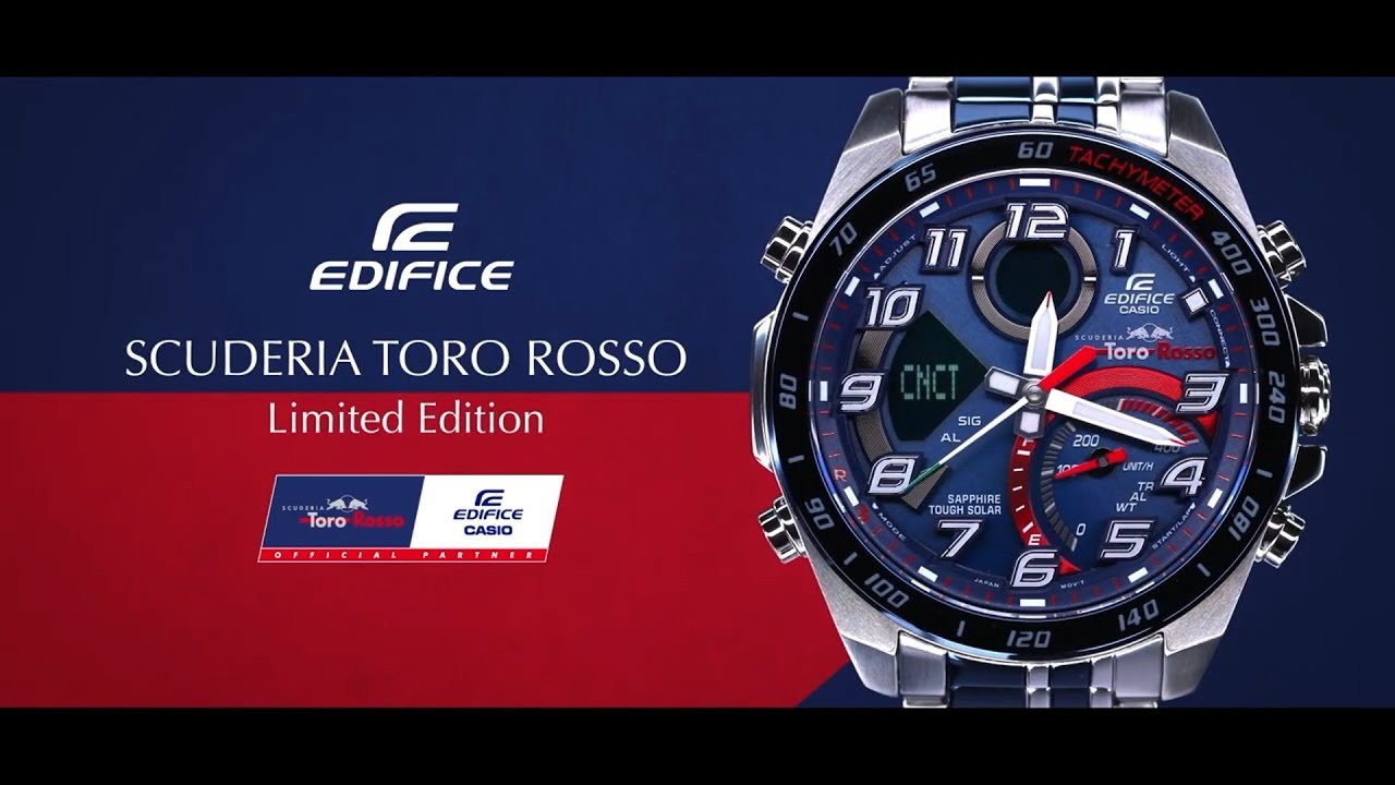 New Casio EDIFICE with Scuderia Toro Rosso / ECB-900TR