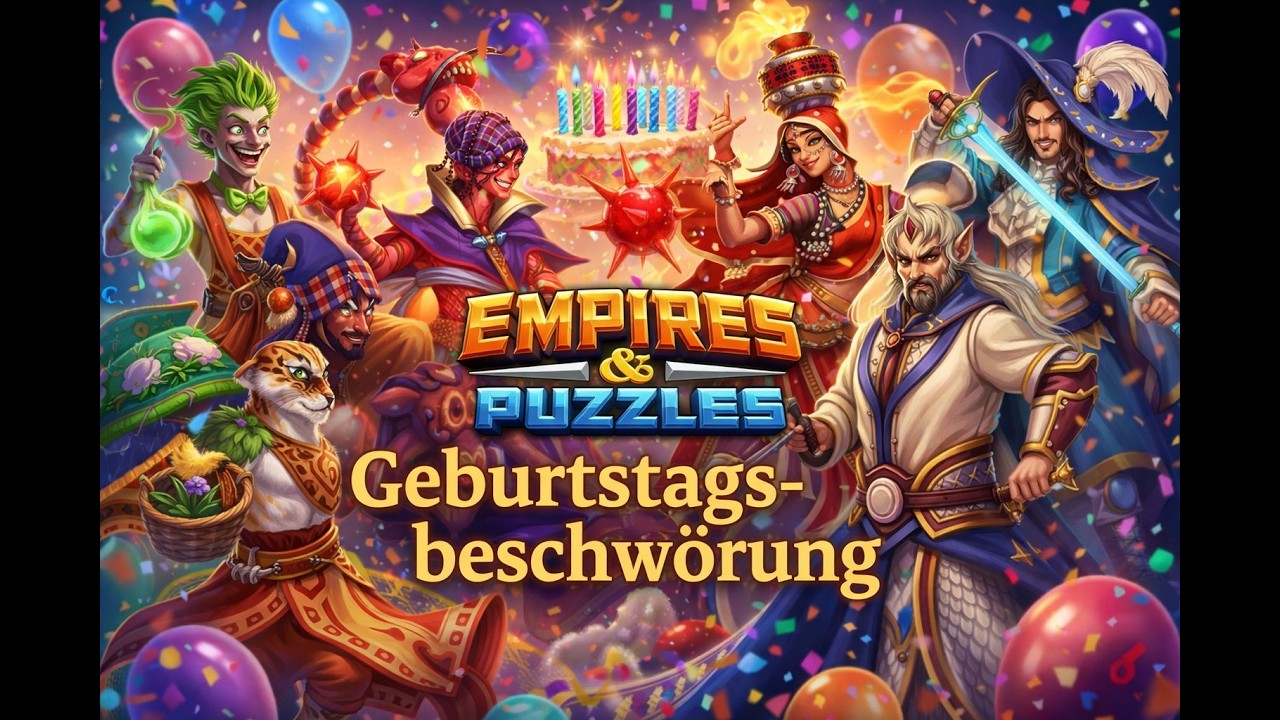 Geburtstagsbeschwörung  |  Empires and Puzzles