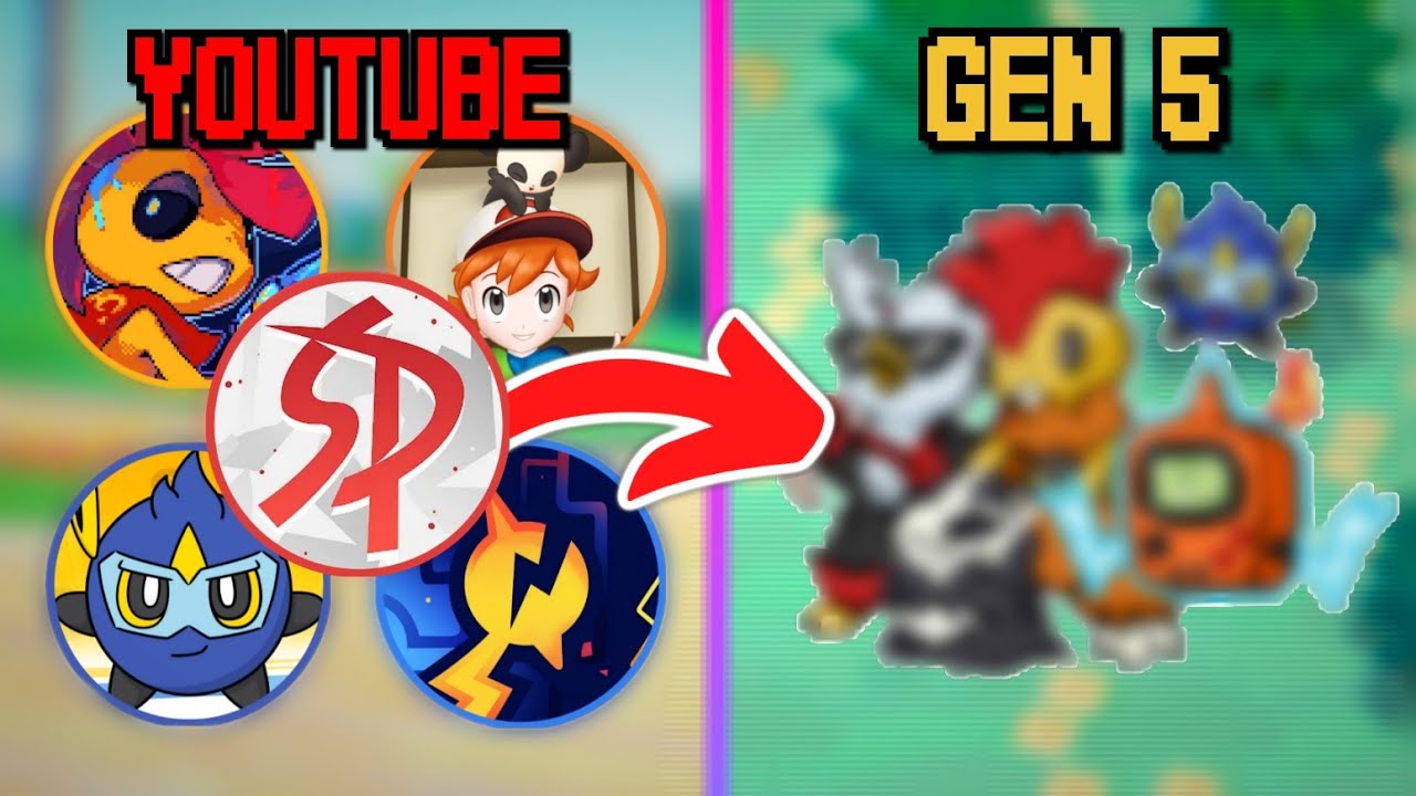 I REMADE Pokemon Youtubers as Animated Pok&eacute;mon Sprites