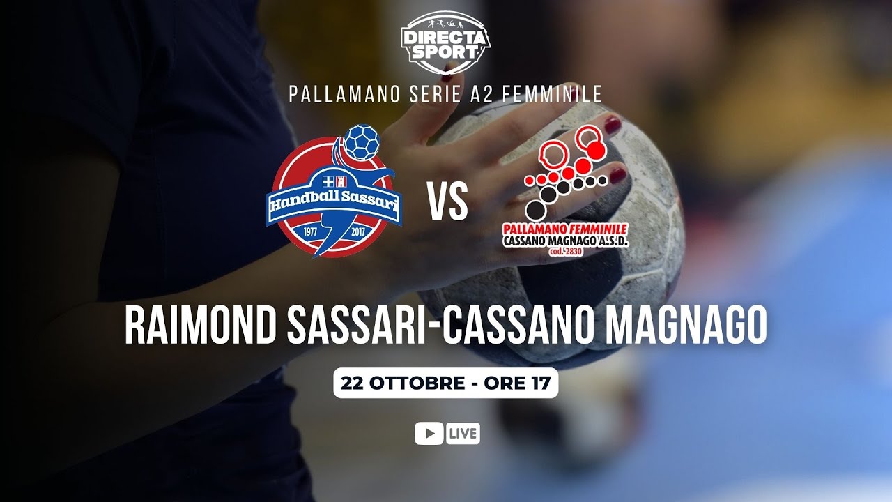 Pallamano Serie A2 Femminile - Raimond Sassari - Cassano Magnago (23-30)