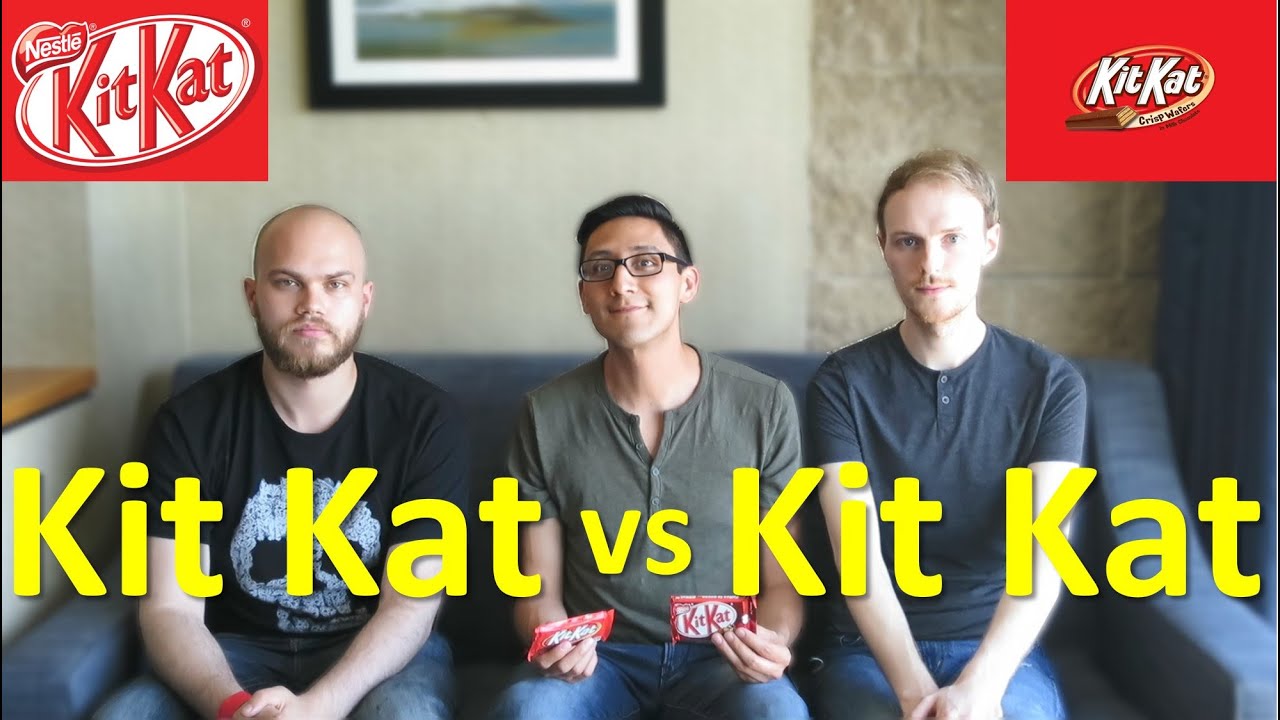KitKat Vs KitKat // TheCandyGuy