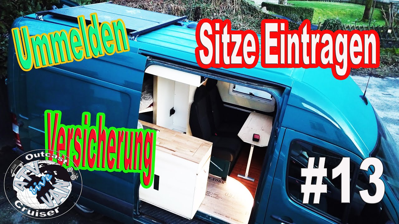 Camper 2.0|| Sitze hinten Eintragen lassen im Transporter