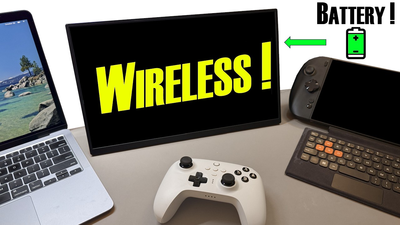 TRULY WIRELESS!! - UPERFECT Wireless Battery Powered Monitor