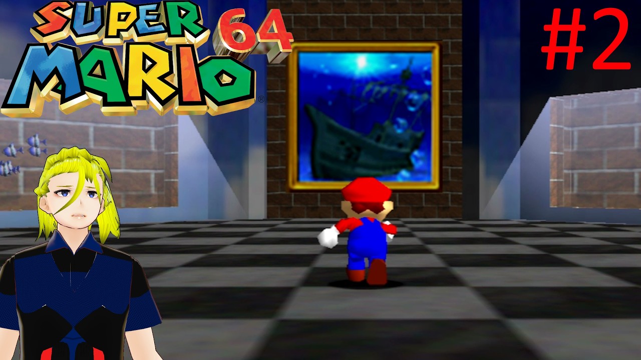 (Controller swapping) Super Mario 64 PC Stream 2 #Mario #Vtuber #ENVtuber #Nintendo #supermario64