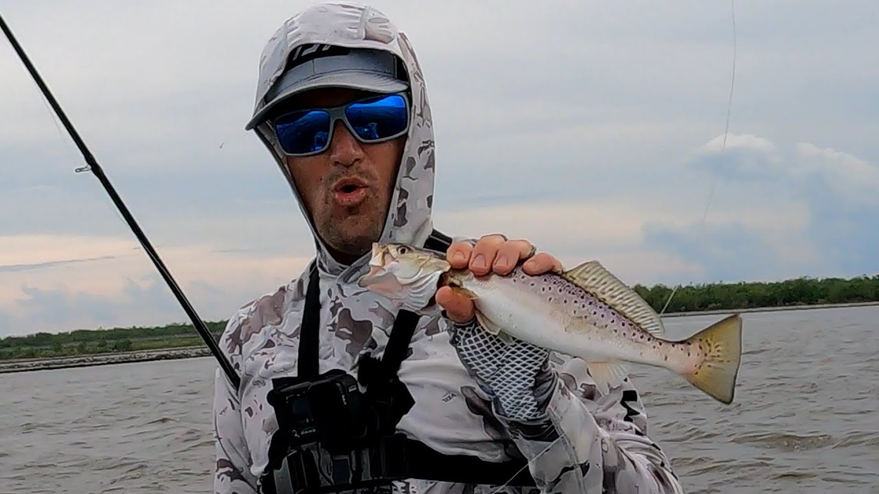 LIMIT of Speckled Trout at Martello Castle in Lake Borgne