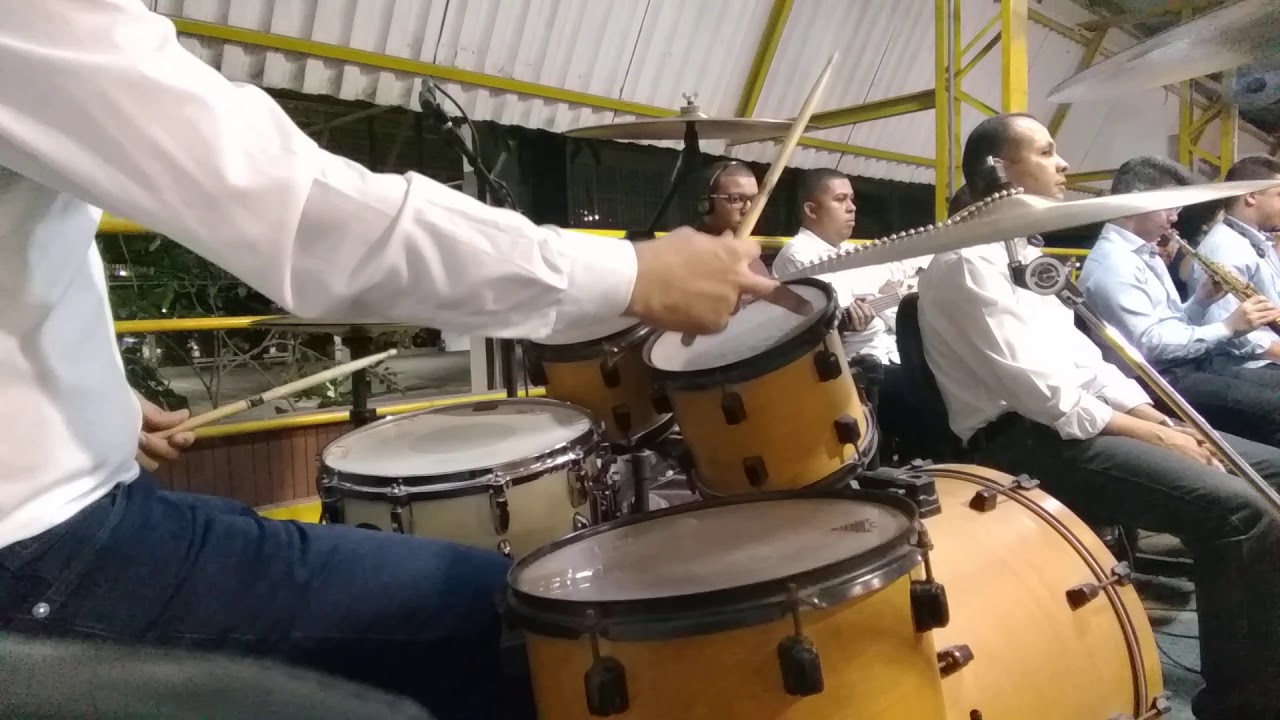 Louvor : O meu viver é Cristo  -  Drum Cam 🥁🎥 / Use fones de ouvido 🎧