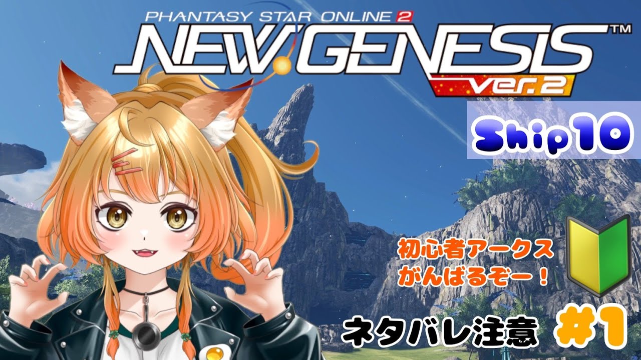 【PSO2NGS】遂に初プレイ！はふのキャラクリどうなるのか…#新人vtuber #pso2ngs