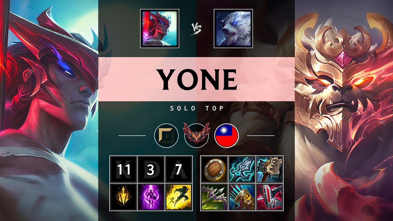 Yone Top vs Volibear: Dominating - TW Grandmaster Patch 14.24
