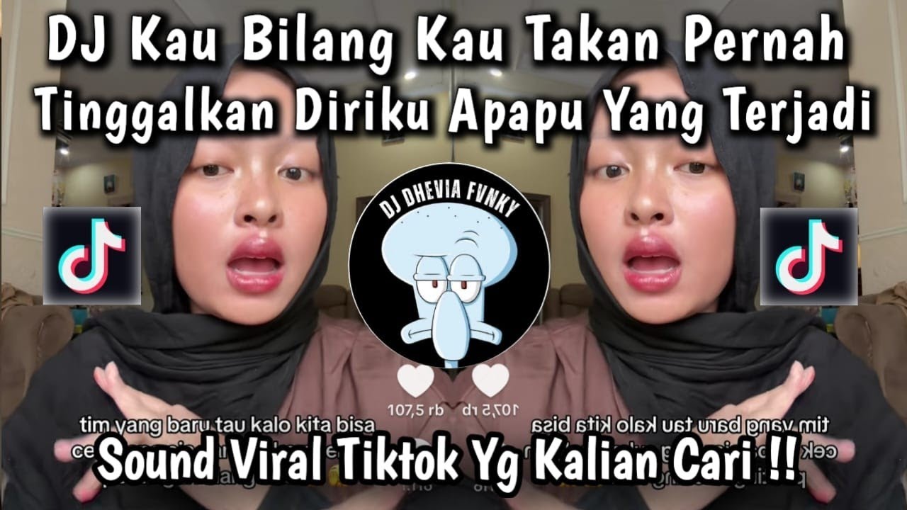DJ KAU BILANG KAU TAKAN PERNAH TINGGALKAN DIRIKU || DJ KU TAK BISA BFUNK VIRAL TIKTOK TERBARU 2025 !