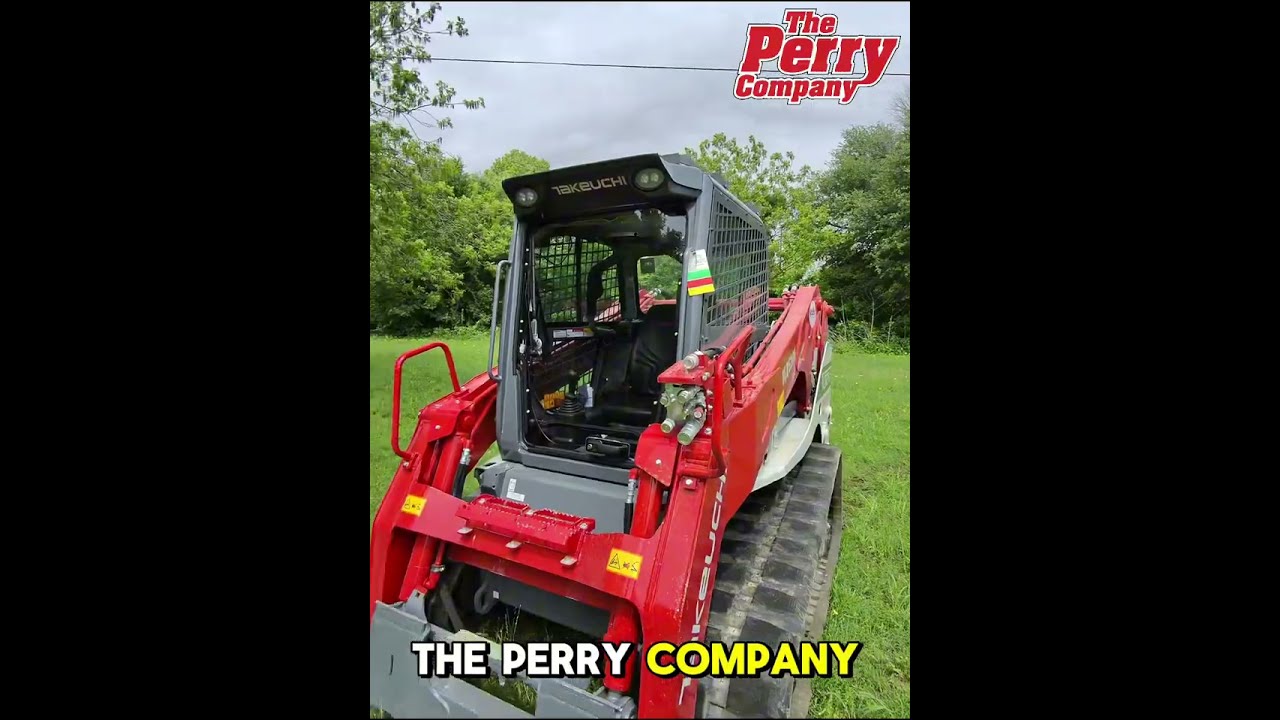 Takeuchi Track Loader Replacement Windshield with Mechanical Fastening System