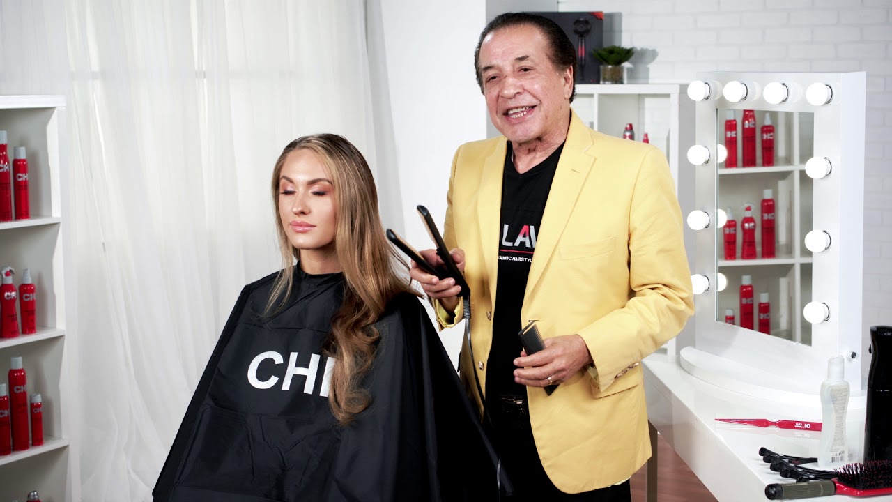 Farouk Systems Founder Demos How to Style with Original CHI Flat Iron