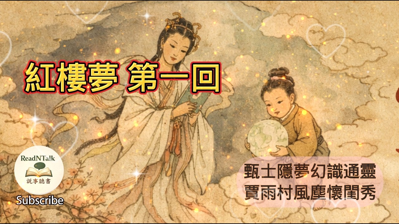 《紅樓夢》第一回 甄士隱夢幻識通靈-賈雨村風塵懷閨秀#紅樓夢#聽書 #閱讀 