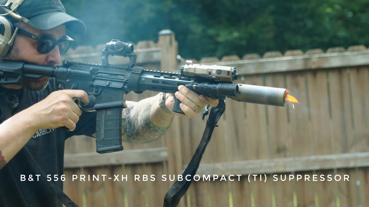 B&T 556 Print-XH RBS Subcompact (Ti) Suppressor