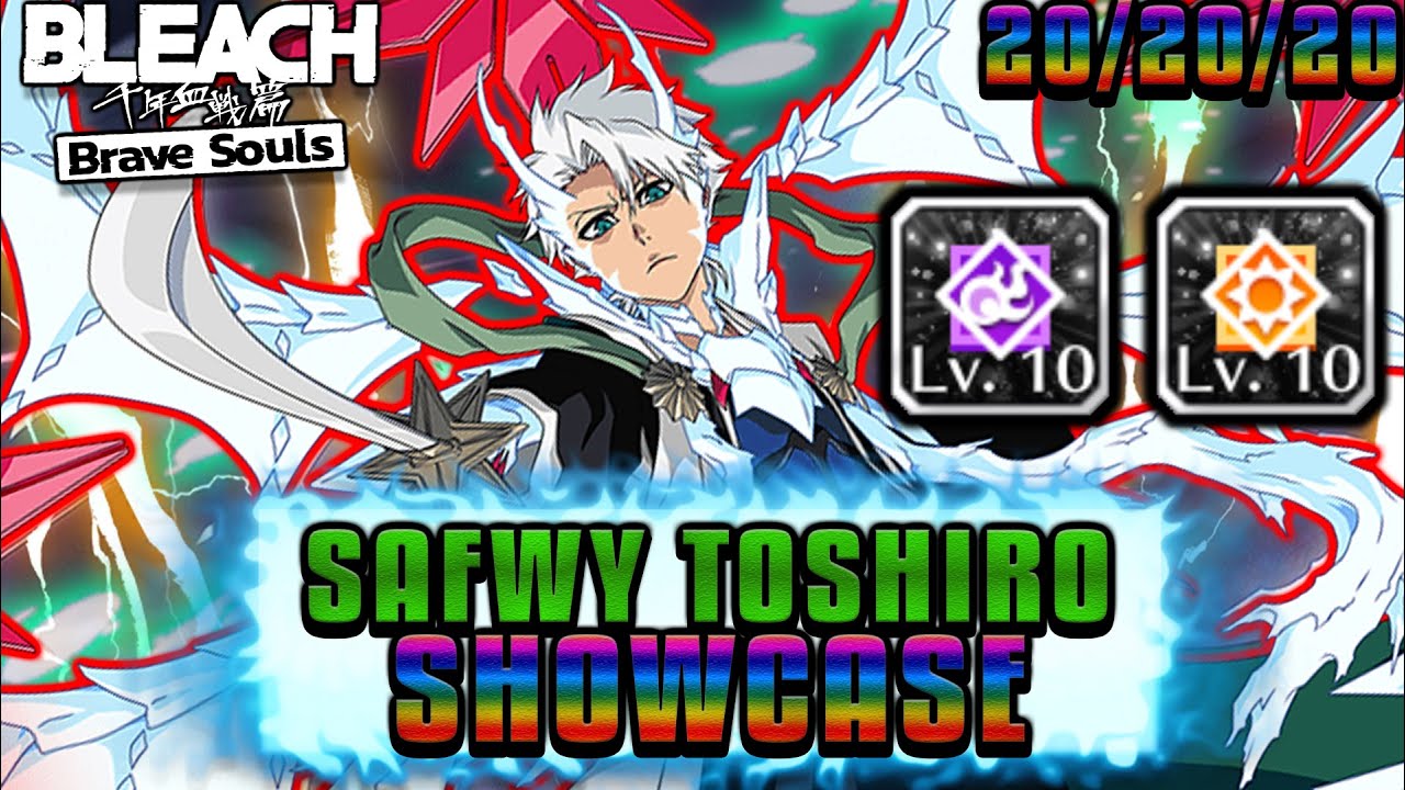 BEST TECH & STRONGEST UNIT YET! SAFWY Beyond Bankai Toshiro 2/5 Showcase | Bleach Brave Souls