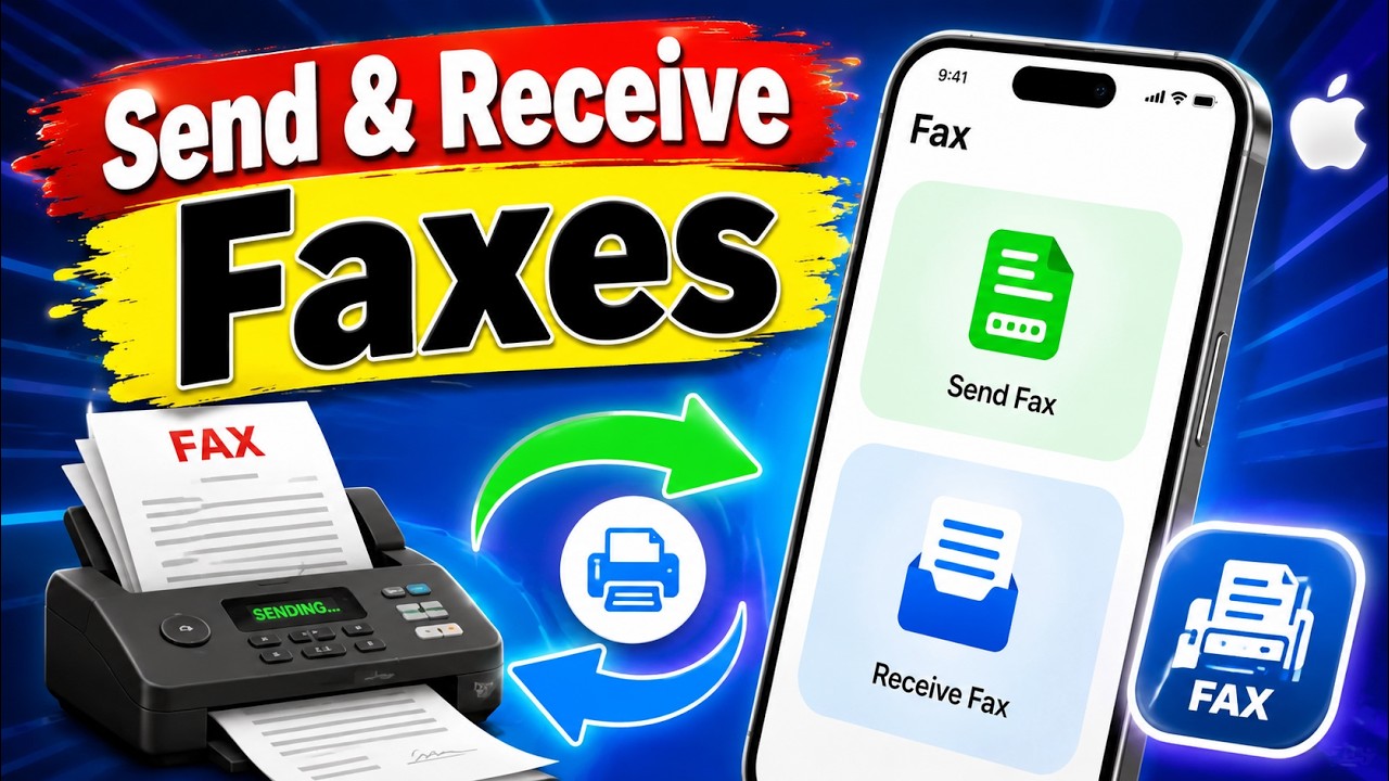 How to Send & Receive Faxes From iPhone (Easy Fax App Tutorial)