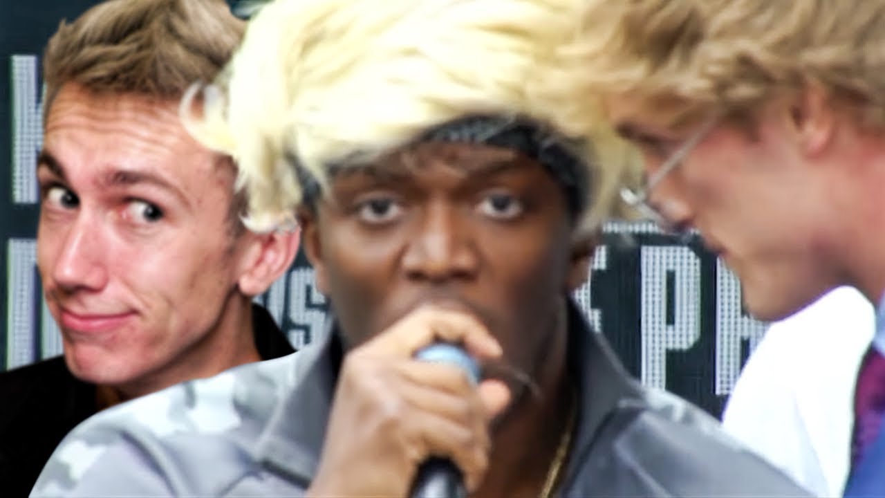 THE KSI VS LOGAN PAUL PRESS CONFERENCE!