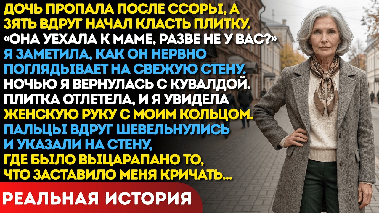 Зять укладывал плитку в ванной в три ночи. А моя дочь не отвечала на звонки вторые сутки