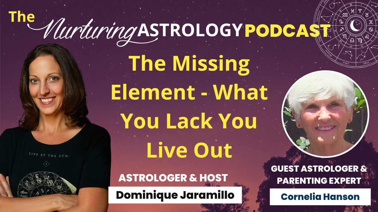 Missing Elements: What you lack you live out! #astrology #elements