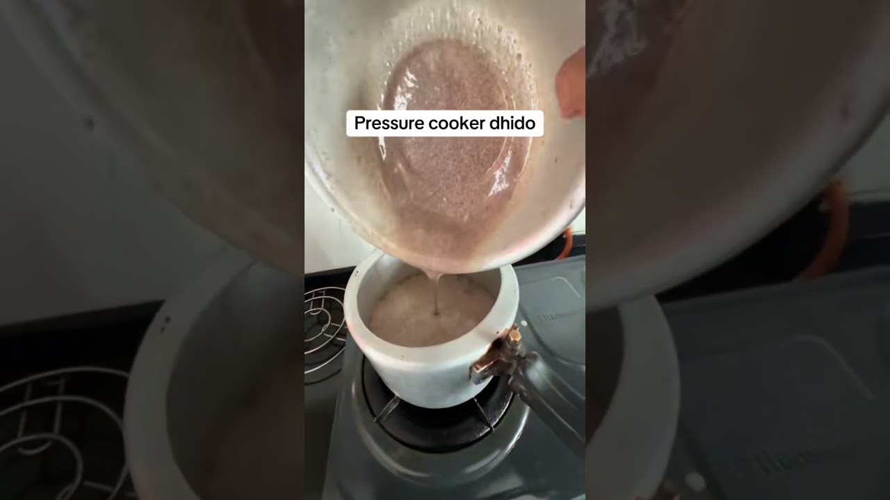 Pressure cooker dhido recipe.. #easyrecipe  #food #recipe #nepalifood #cooking #dhido#shorts