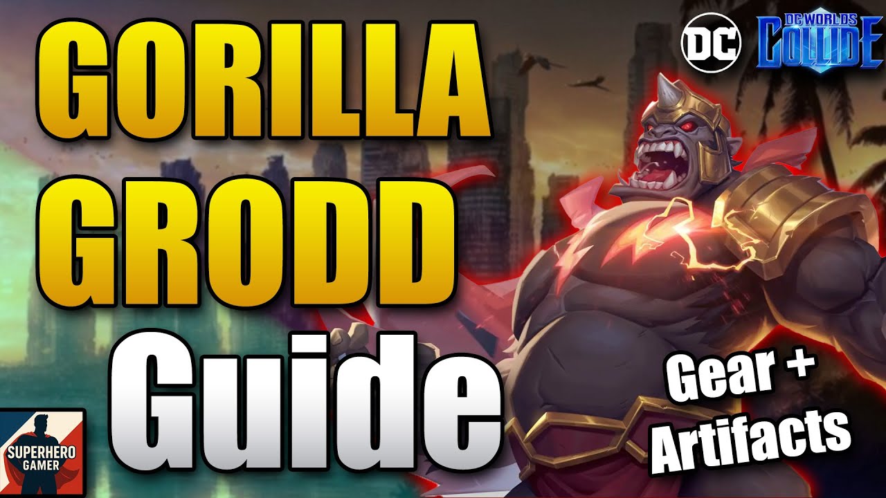 Gorilla Grodd Guide | Must-Build Tank for Debuff Team? (DC Worlds Collide)