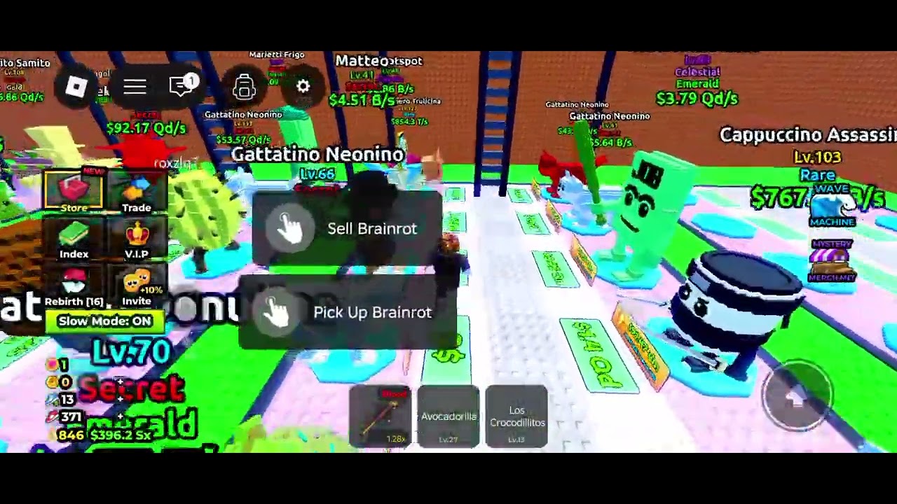 Escape for Tsunami for brainrot in roblox 