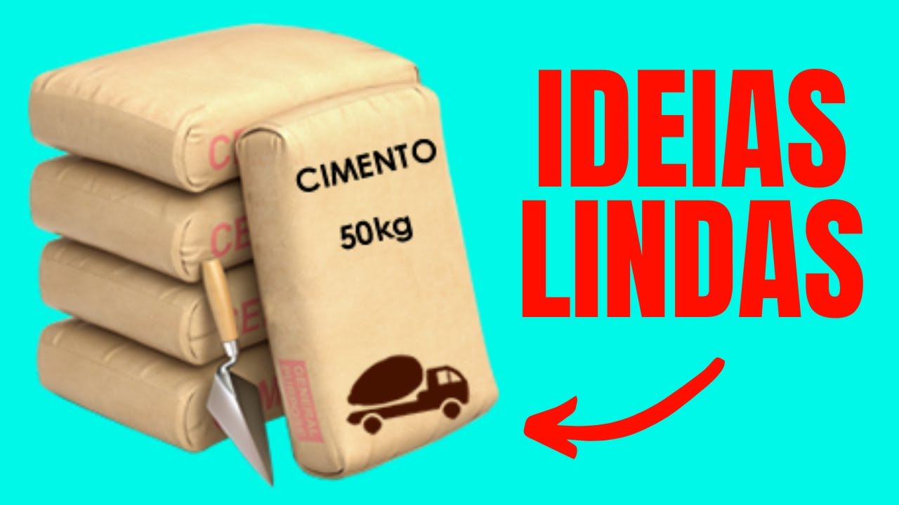 ARTESANATO com CIMENTO |  IDEIAS INCRÍVEIS, LINDAS e INSPIRADORAS para DECORAR a SUA CASA
