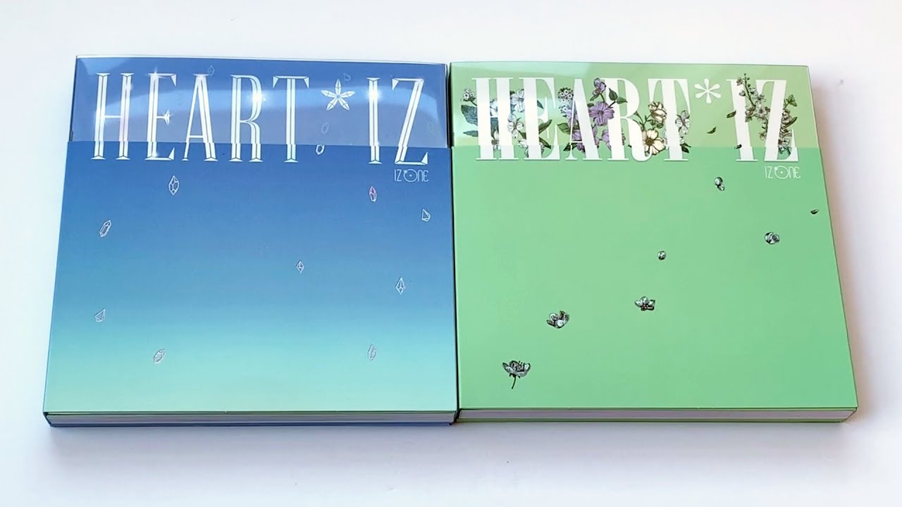 Unboxing IZ*ONE 아이즈원 2nd Mini Album HEART*IZ (Violeta & Sapphire Versions)