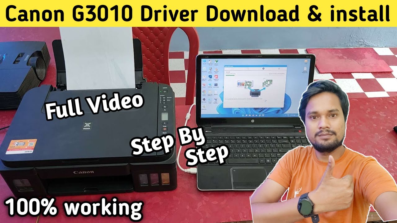 Canon G3010 Driver Download and install | Step By Step 100% working 2023 in hindi