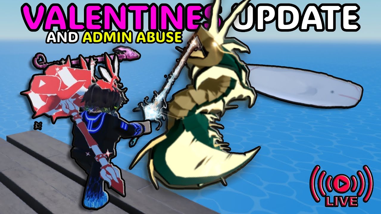 Fisch Valentines Update + Admin Abuse | Livestream