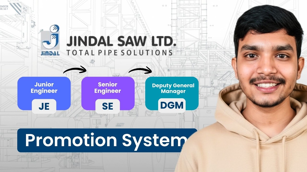 Promotions in Jindal SAW Ltd. for Fresher Engineers | DETs, GETs | Manish Mahato