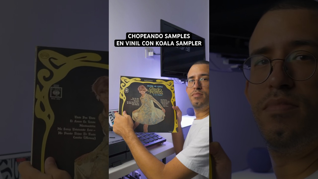 Chopeando samples en vinil con Koala Sampler #sampling #beat #beatmaking #koalasampler #sample