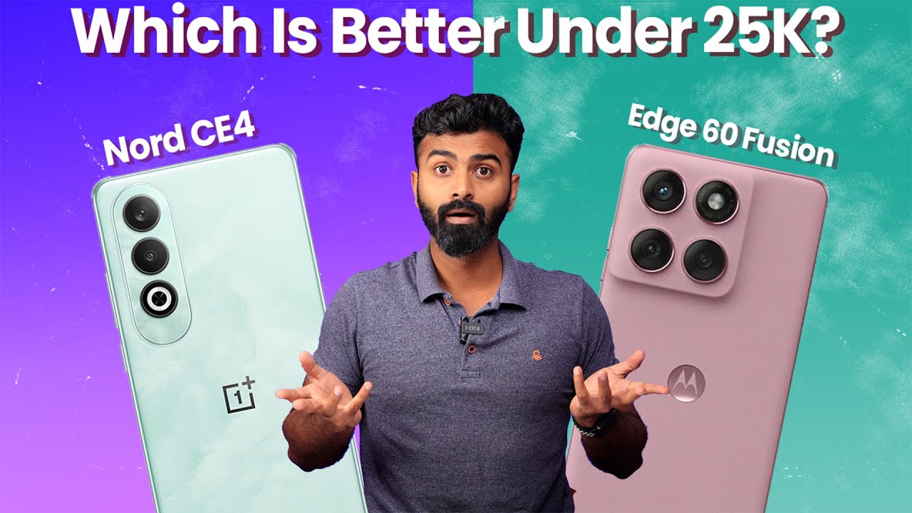 Moto Edge 60 Fusion vs OnePlus Nord CE4 | Best Mid-Range Phone 2025? Full Comparison & Review!