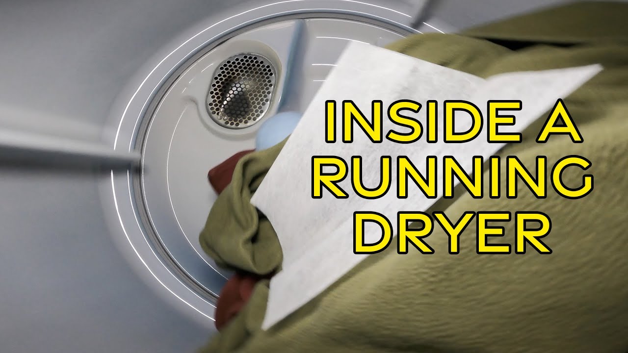 GoPro Inside A Running Clothes Dryer in 4K!