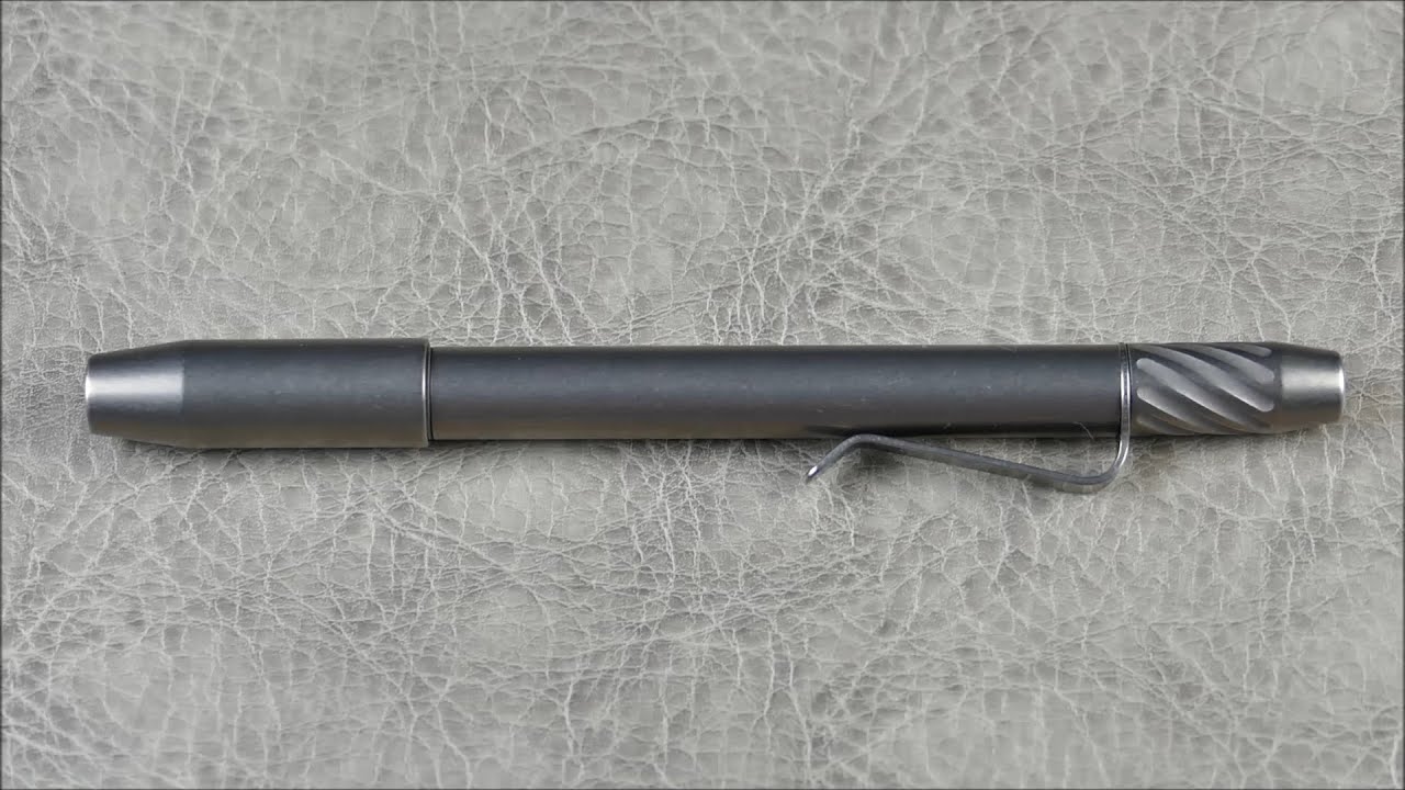 On Point EDC: Ti2 Design – TechLiner Twist Shorty, Titanium Pen with fidget-friendly Magnetic Cap