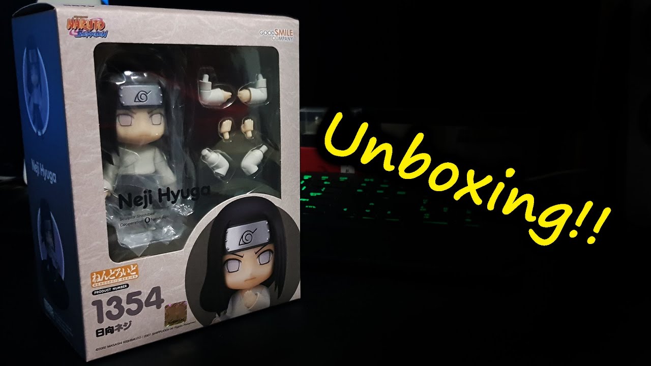 Nendoroid Naruto Shippuden Neji Hyuga Unboxing