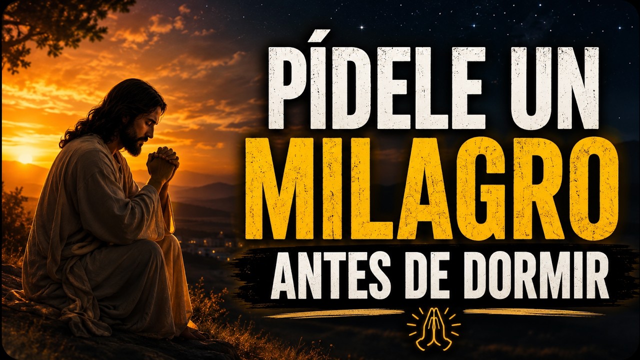 🙌 ORACIÓN DE LA NOCHE PARA PEDIR UN MILAGRO A DIOS 🌠