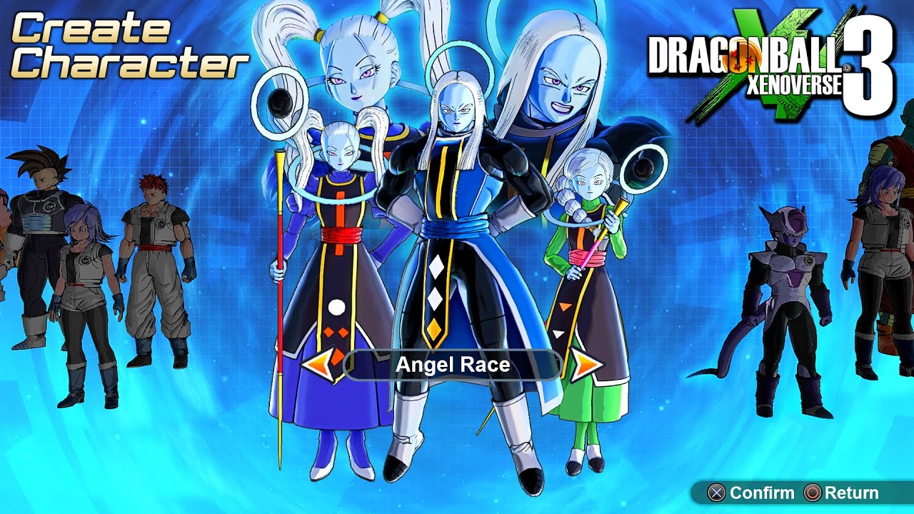 Dragon Ball Xenoverse 3 - New CAC Angel Race Customization & Forms (Mod)