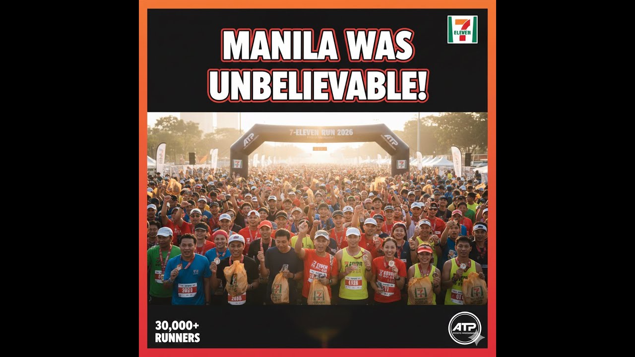 MASSIVE CROWD: 7-Eleven Run 2026 Manila Village Energy! 🇵🇭