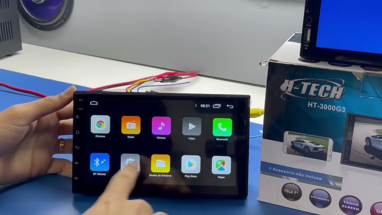 Ativar saída de vídeo multimidia H-Tech HT-7210CA G2 HT-9210CA G2