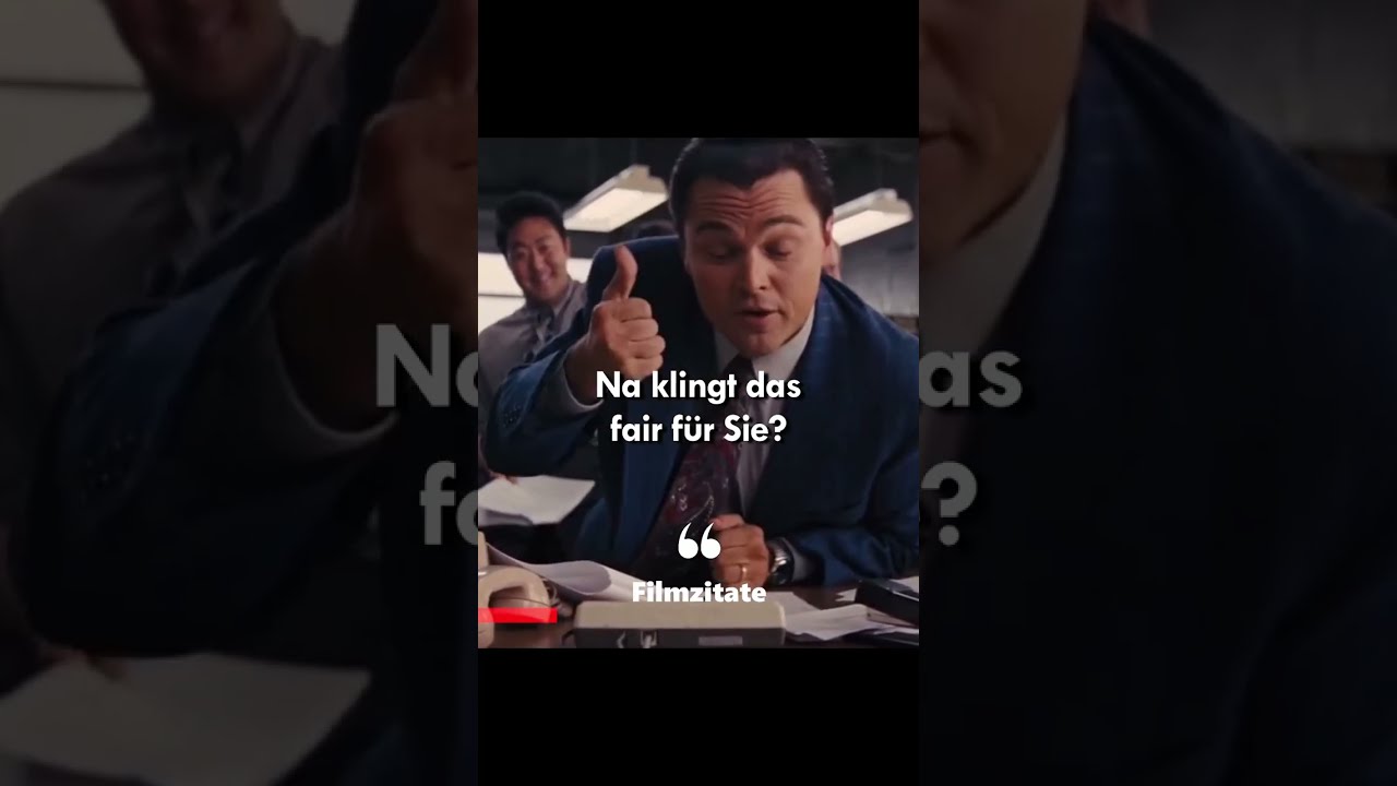 Beste Filmszene - Wolf of Wall Street | #filmzitate  #shorts #spr&uuml;che