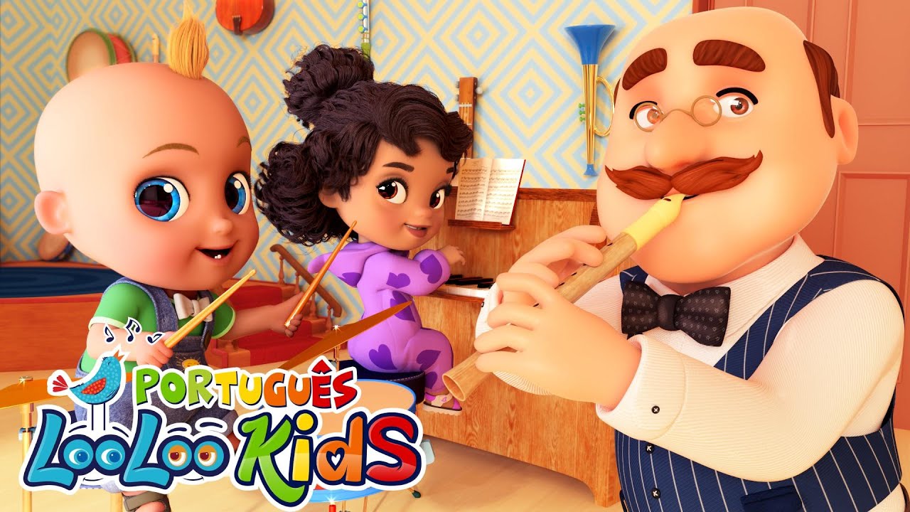 Dançando com Mestre André + Escravos de Jó- Músicas Infantis Divertidas - LooLoo Kids Português