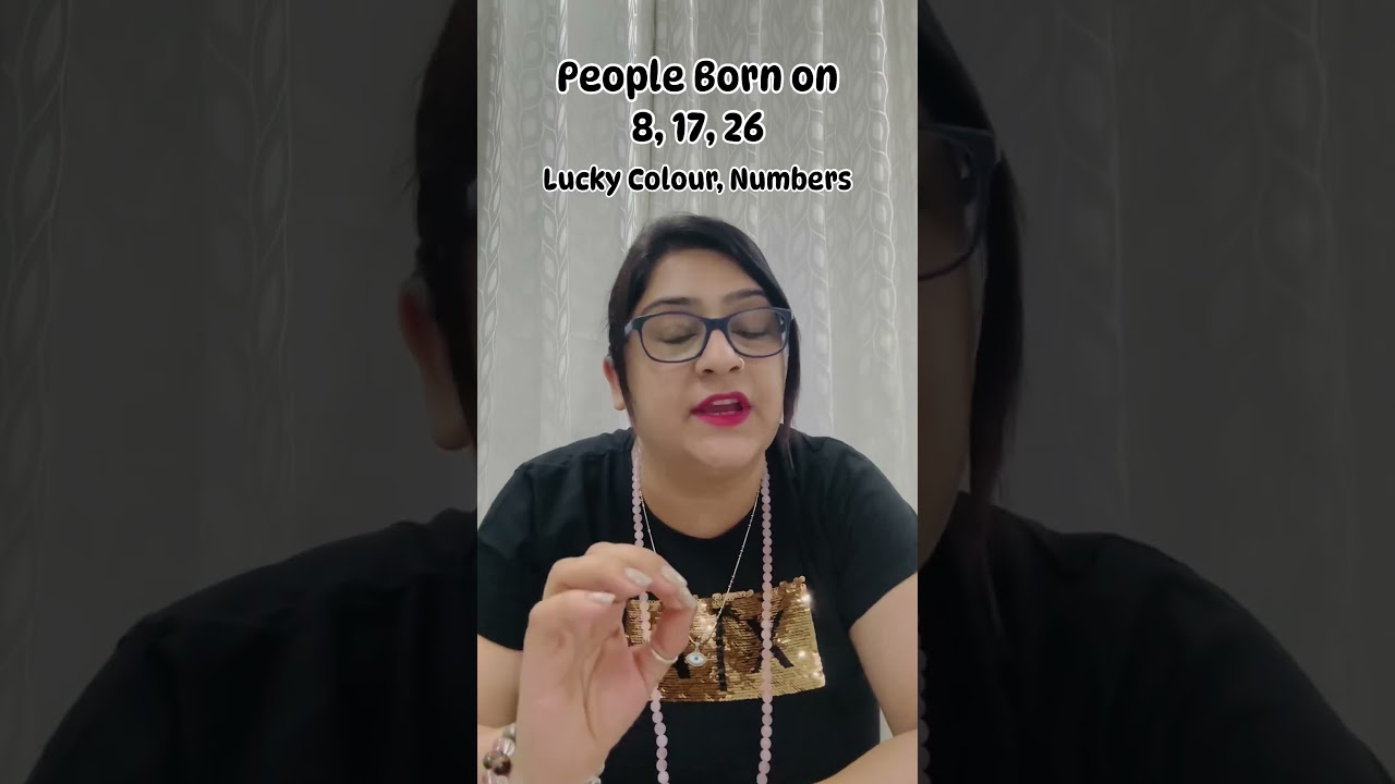 People born on 8, 17, 26..! know your Lucky colours, Dates and Numbers&hellip;! #numerology #tarotreading
