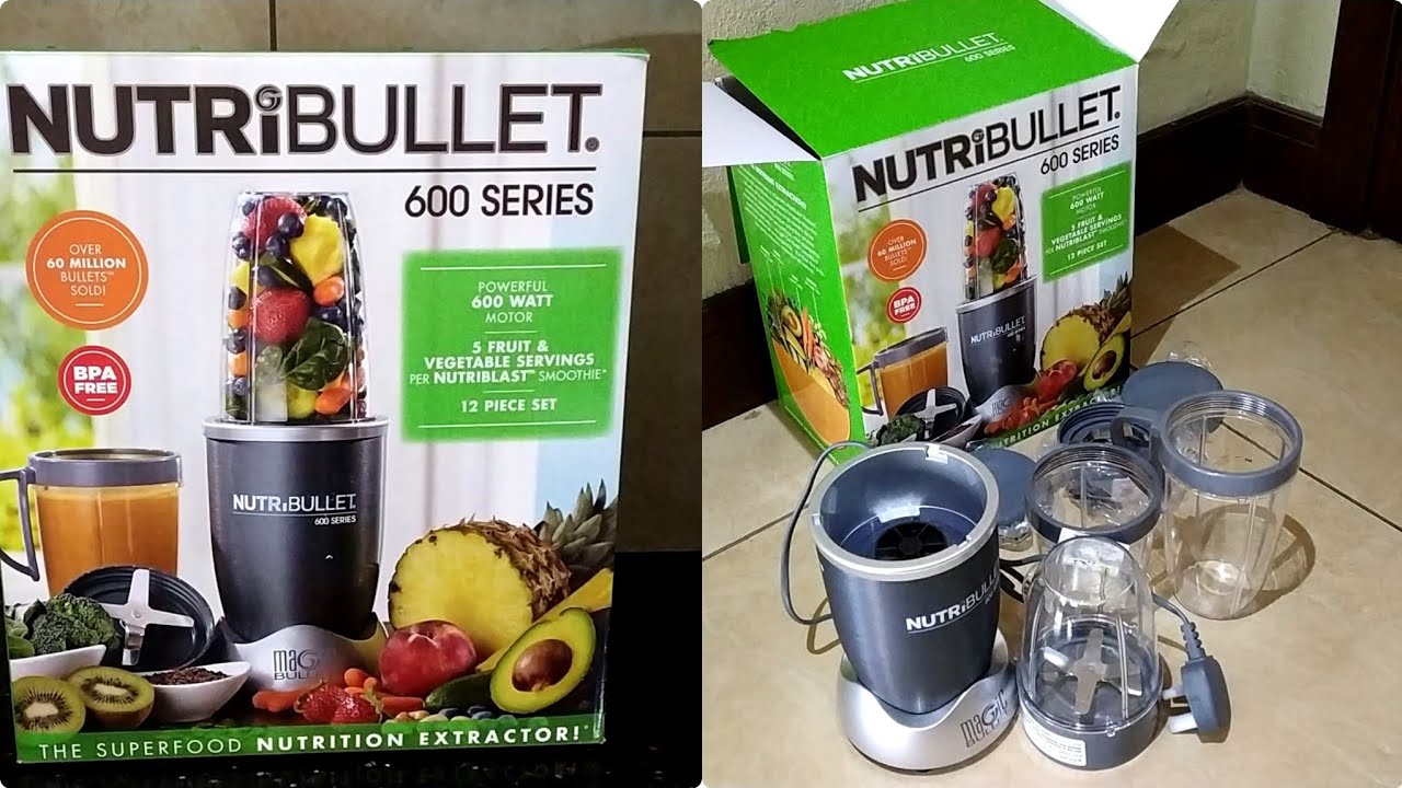 UNBOXING my NEW NUTRIBULLET 600 WATT SERIES 12 pc MAGIC BULLET BLENDER-NUTRIBULLET SMOOTHIE MAKER
