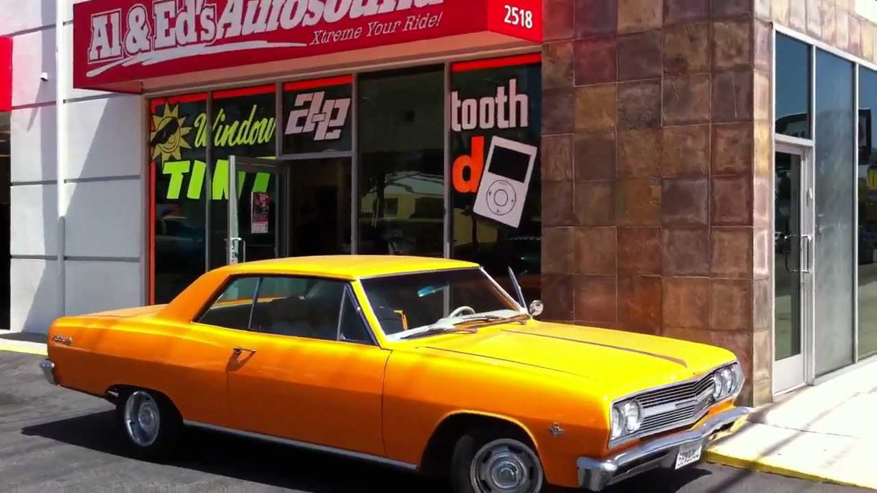 1965 Chevrolet Chevelle Custom Autosound FOCAL Speakers Al & Ed's Santa Monica